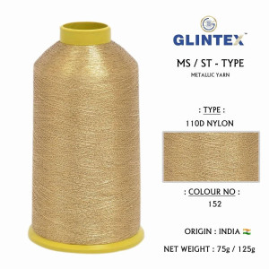 Computer Embroidery Nylon Jari and Metallic Yarn - Glintex by Shree Ram Trading