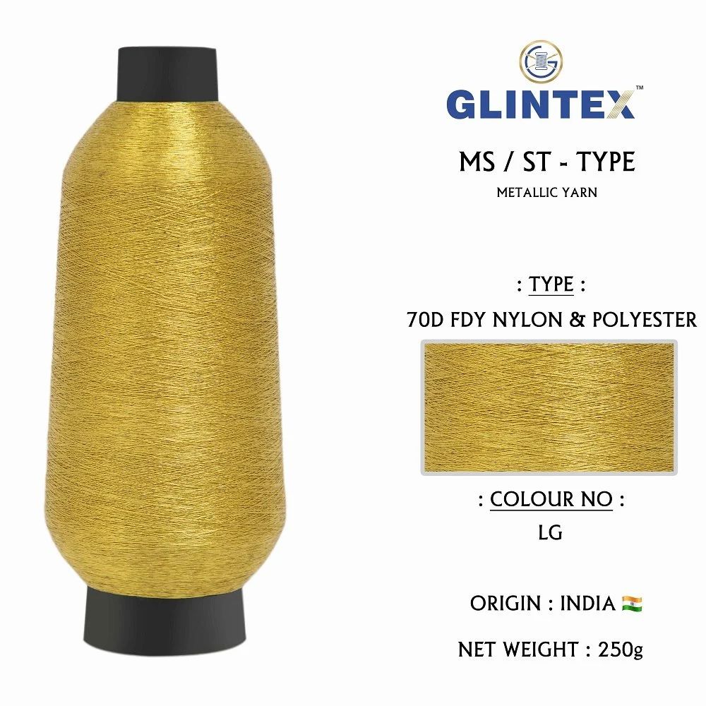 70D FDY Nylon and Polyester LG Yarn  - Weaving Jari Kasab And Metallic Yarn  - High Quality Product Image