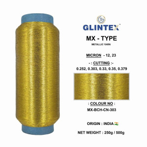 MX-Type Metallic Yarn Color BCH-303  - MX-Type Metallic Yarn 