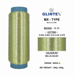 MX-Type Metallic Yarn Color LG-201  - MX-Type Metallic Yarn 
