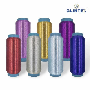 Metallic Yarn Color Red - View 3  - MX-Type Metallic Yarn 