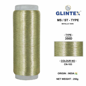 Chappat / Flat Jari and Metallic Yarn Color-103  - Chappat Yarn 