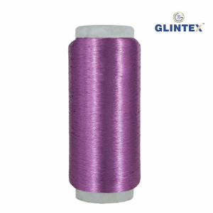 Chappat / Flat Jari and Metallic Yarn Color L.Pink - View 2  - Chappat Yarn 