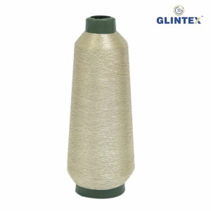 110D Nylon Jari Kasab / Metallic Yarn Color Water Gold 2945 (P 125) - View 2  - Computer Embroidery Nylon Jari and Metallic Yarn 