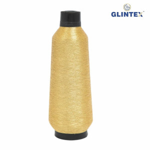 110D Nylon Jari Kasab / Metallic Yarn Color FL BCH (P 125) - View 3  - Computer Embroidery Nylon Jari and Metallic Yarn 