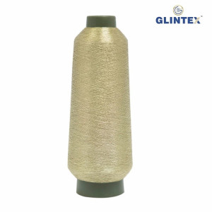 110D Nylon Jari Kasab / Metallic Yarn Color LG (P125) - View 2  - Computer Embroidery Nylon Jari and Metallic Yarn 