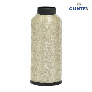 110D Nylon Jari Kasab / Metallic Yarn Color Water Gold 2945 (Y 75) - View 2  - Computer Embroidery Nylon Jari and Metallic Yarn 