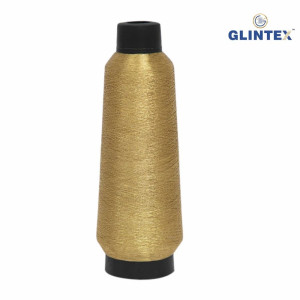 180D Polyester Metallic Yarn / Jari Kasab Color - View 2  - Computer Embroidery Metallic Yarn and Jari 