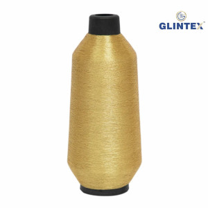 180D Polyester Metallic Yarn / Jari Kasab Color BCH - View 2  - Computer Embroidery Metallic Yarn and Jari 