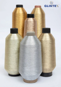 180D Polyester Metallic Yarn / Jari Kasab Color Silver - View 4  - Computer Embroidery Metallic Yarn and Jari 