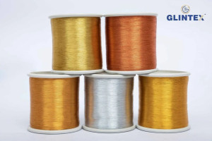 70 FDY Nylon and Polyester DD-Copper Yarn - View 3  - Weaving Jari Kasab And Metallic Yarn 