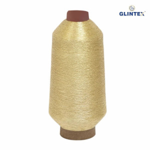 40/2 Cotton Metallic Yarn / Jari Kasab Color 19-L For Aari Embroidery Machines - View 3  - Aari Machine Embroidery Jari And Metallic Yarn 