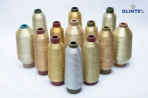 40/2 Cotton Metallic Yarn / Jari Kasab Color 39 For Aari Embroidery Machines - View 4  - Aari Machine Embroidery Jari And Metallic Yarn 