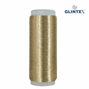 Chappat / Flat Jari and Metallic Yarn Color Antic-401 - View 2  - Metallic Yarn 
